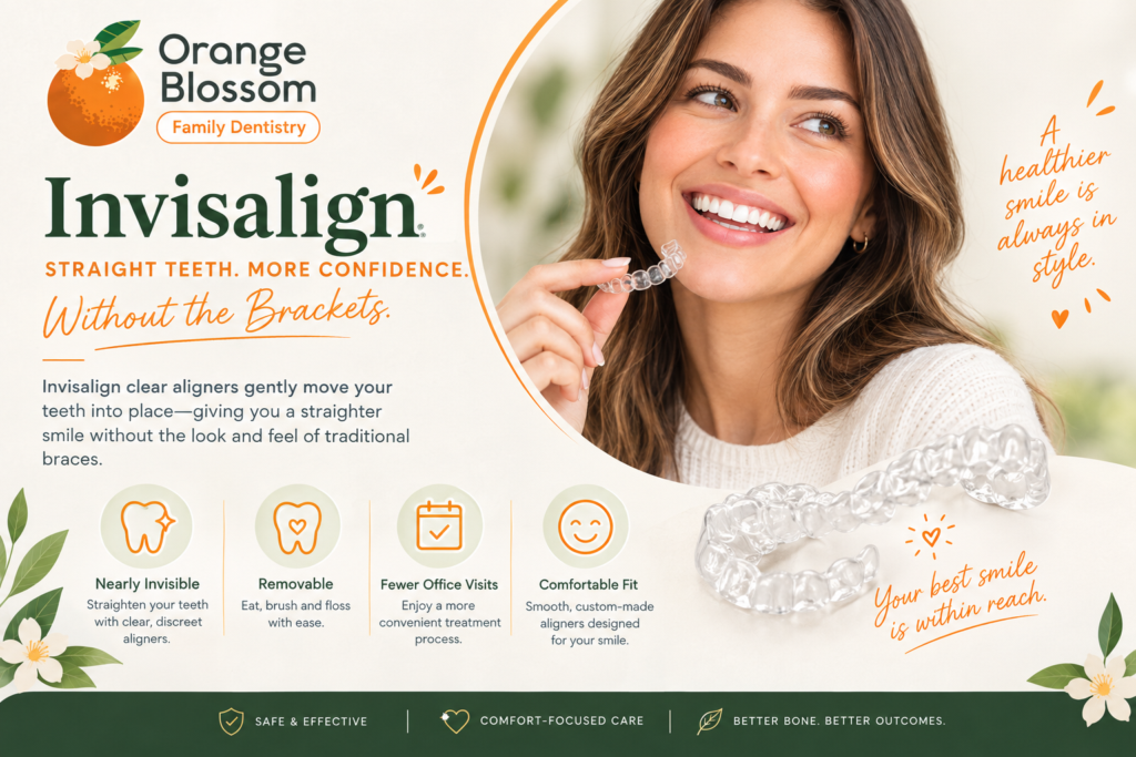 invisalign at orange blossom dentistry