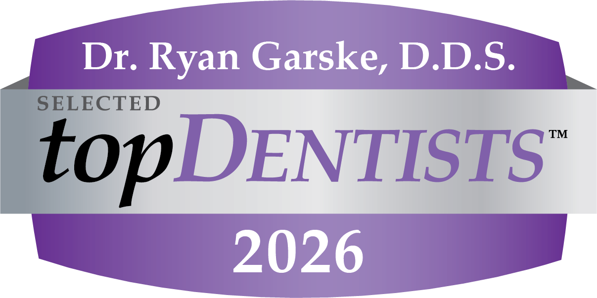 Dr. Ryan Garske, D.D.S. selected Top Dentists 2026 badge